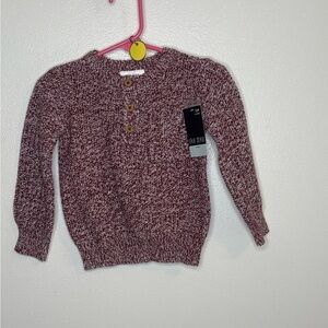 Okie Dokie Red Chunky Knit Sweater
